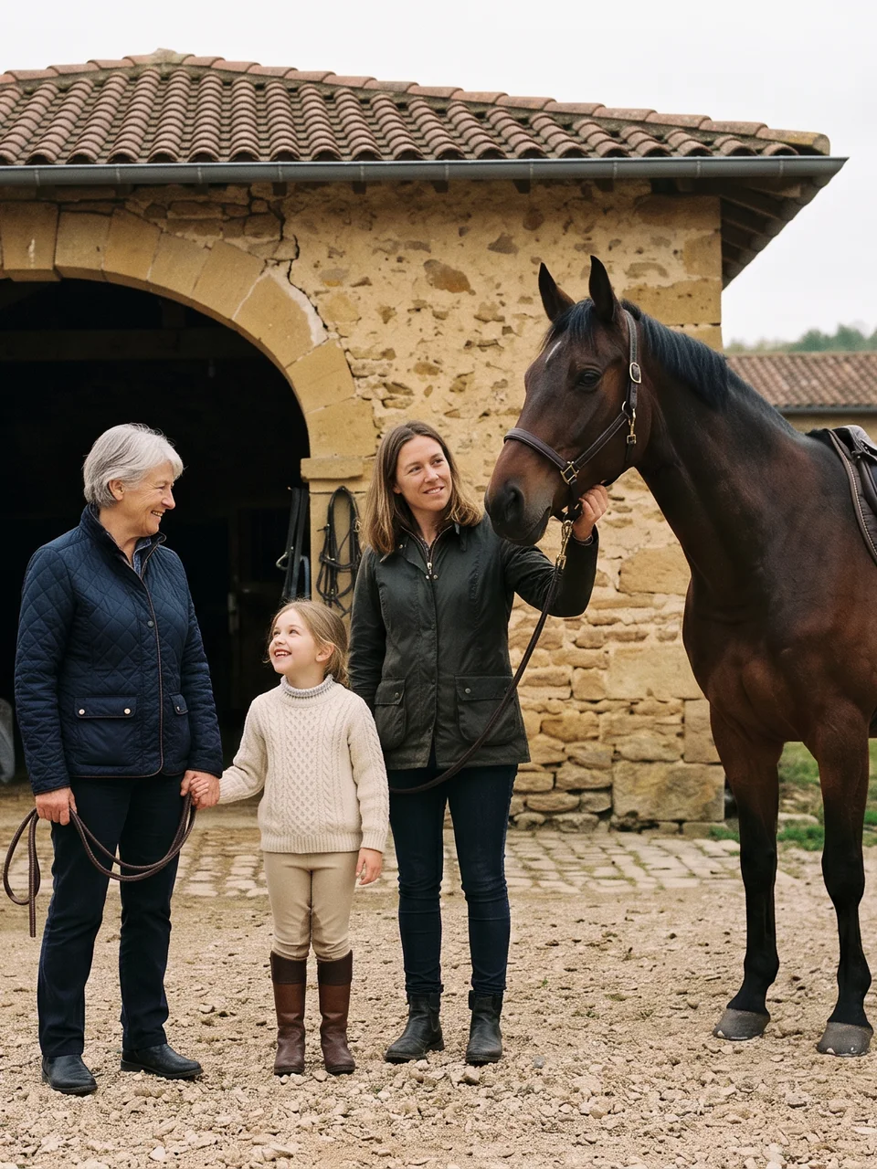 L'équipe, Élevage d'Emm, centre équestre à Chalamont