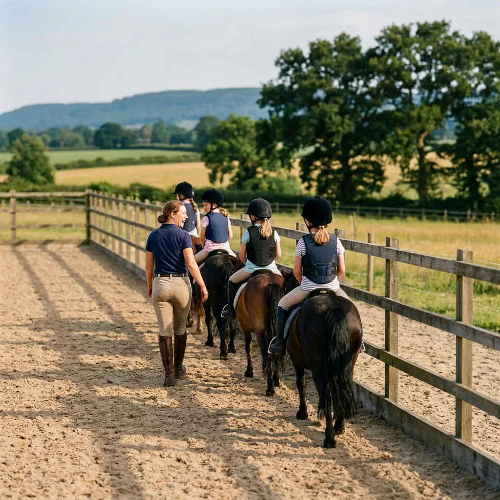 Cours de poney à Chalamont, Ain